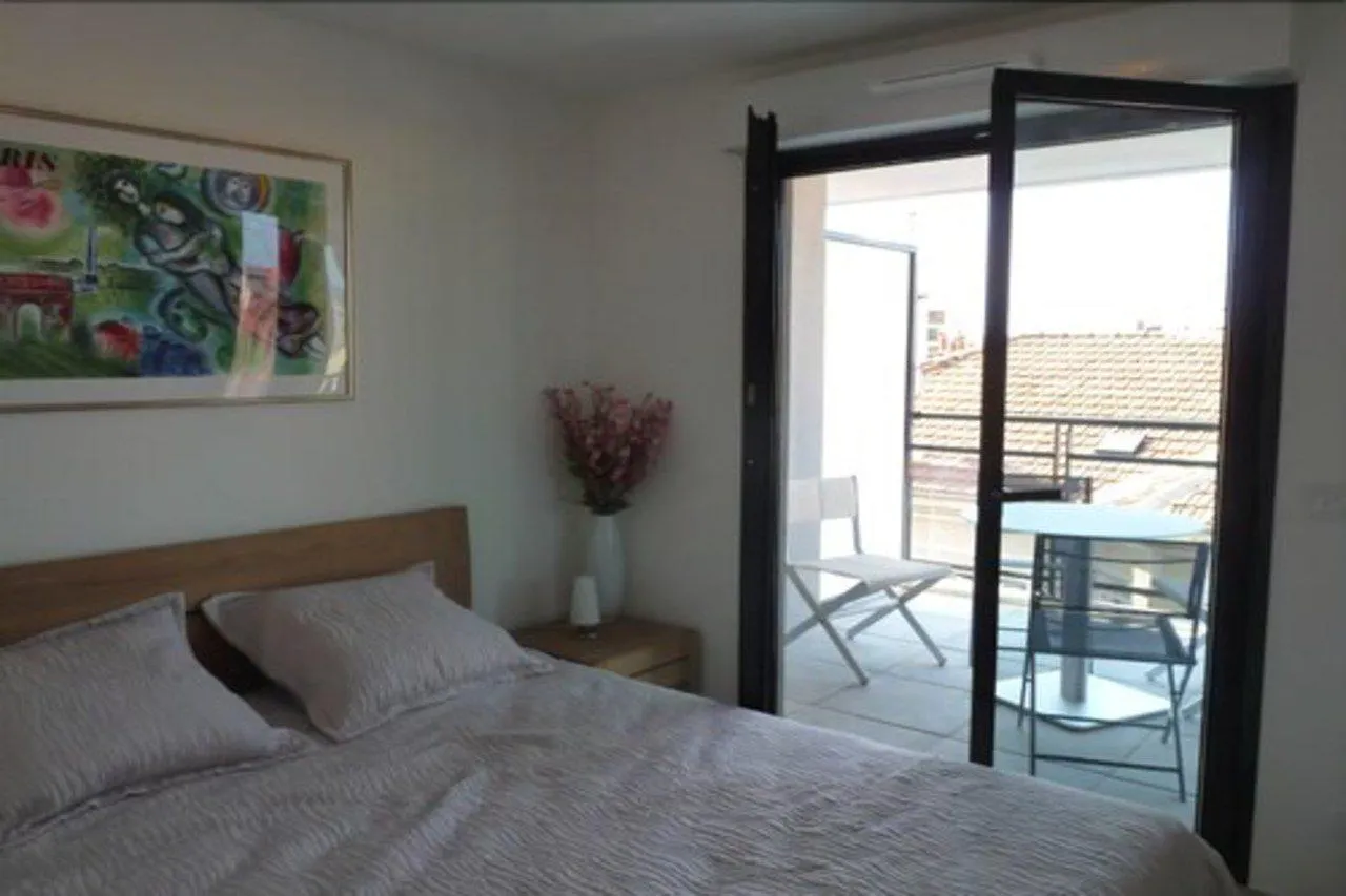 One Bedroom Apartment In Cannes Very Close To The Palais With A Private Balcony And Aircon 961